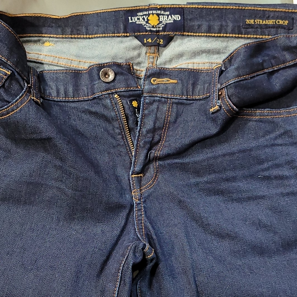 Lucky Brand Zoe Straight Crop used
